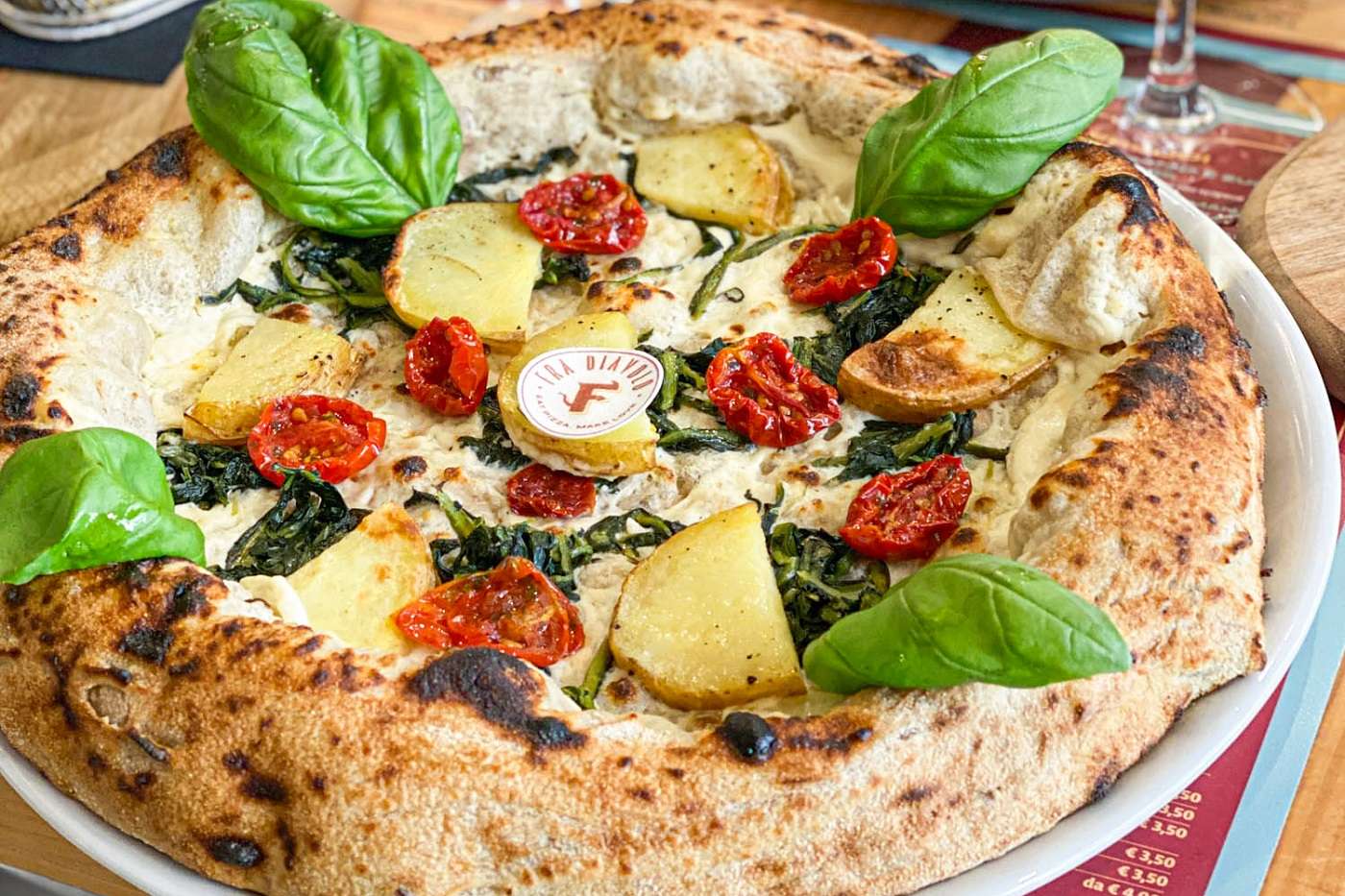 Trancio di pizza bianca ai multicereali